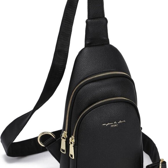 Inicat Handbags - INICAT Small Sling Bag Crossbody Vegan Leather Fanny Packs for Women Fashionable